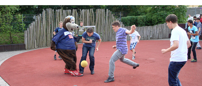 Kicken mit Herthinho
