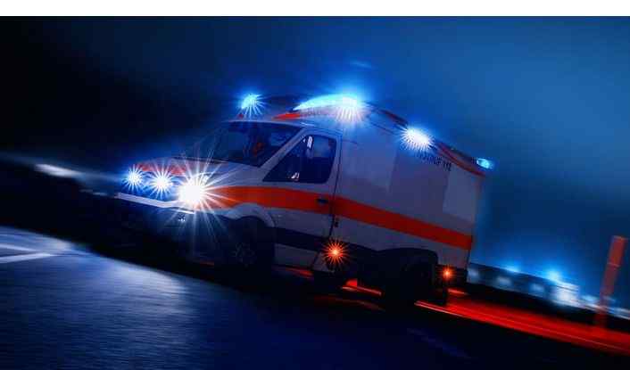 Krankenwagen mit Signal