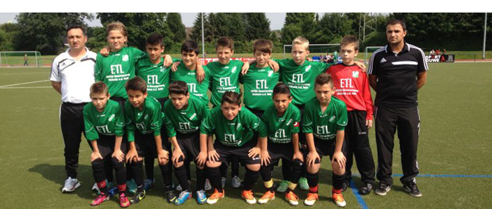 ETL Sportförderung: D-Jugend Fußballmannschaft des VfB Speldorf in Mülheim