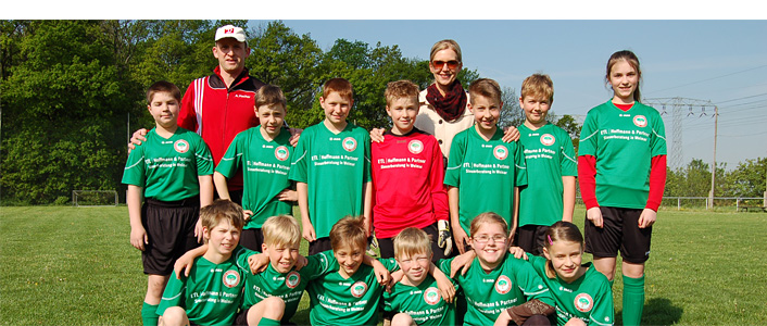 E-Jugendmannschaft des SV Großschwabenhausen