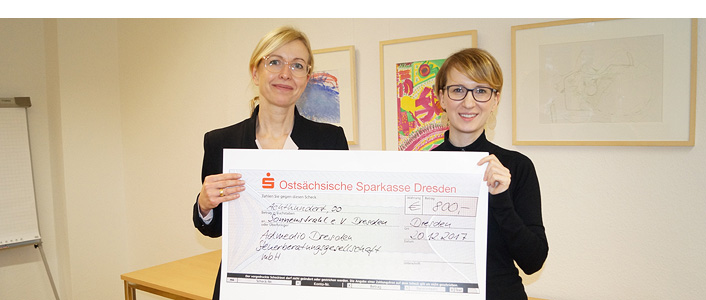 Scheckübergabe